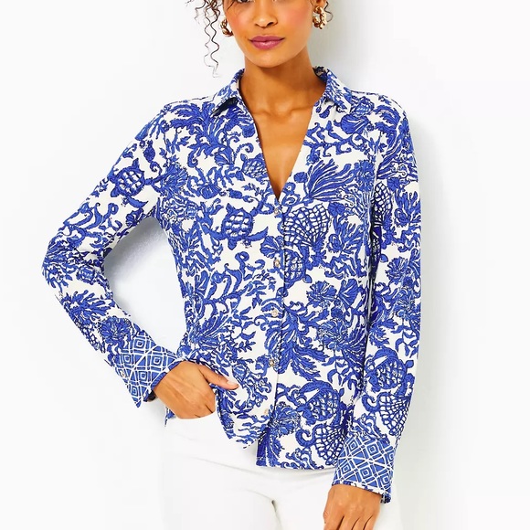 Marlena Lilly Pulitzer top XXS - Picture 1 of 9